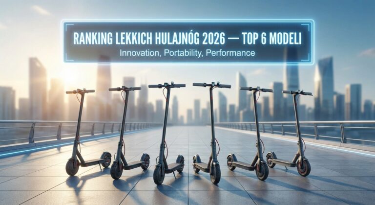 Ranking lekkich hulajnóg 2026 — top 6 modeli